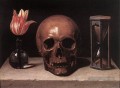 Nature morte avec un crâne religieuse Philippe de Champaigne